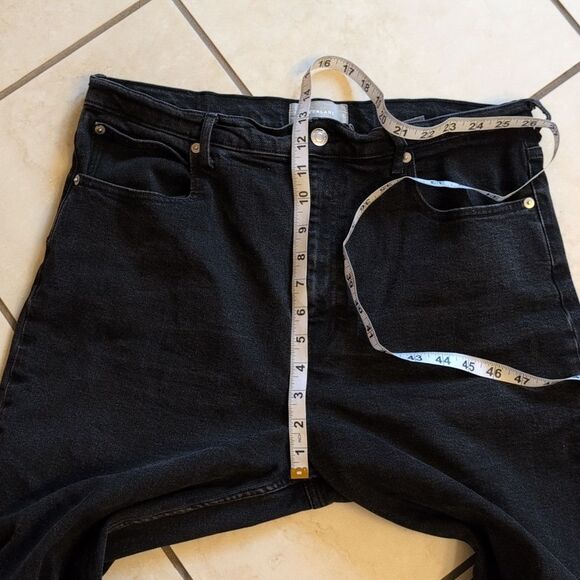 Everlane The way High Jean Organic Cotton Black Size 32 Crop - Picture 9 of 9